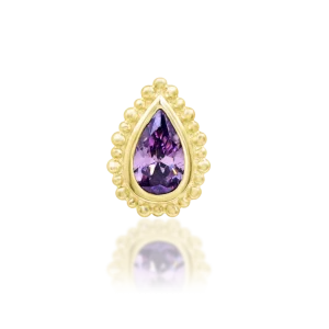 Junipurr Avani Amethyst 14k threadless end