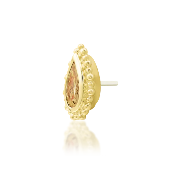 Junipurr Avani Champagne 14k threadless end - Afbeelding 3