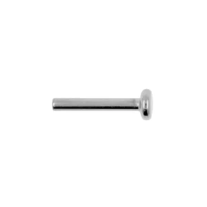 Threadless Labret – Push in system – 1mm – Silver Color