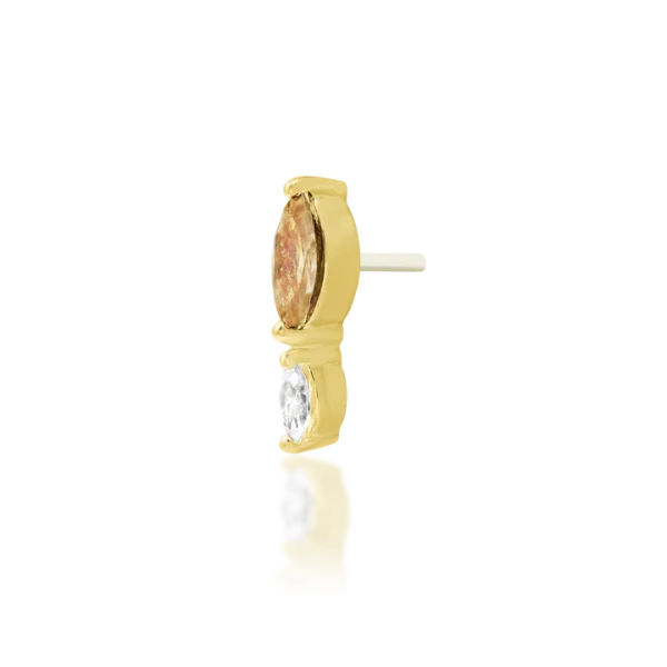 Junipurr Emersyn 14k Threadless End - Afbeelding 2