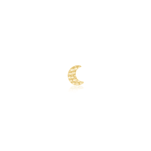 Junipurr Hammered Moon 14K Threadless End