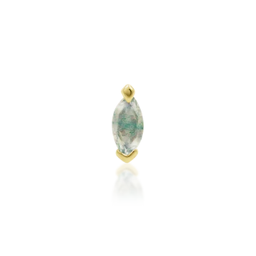 Junipurr Marquise Moss II 14k Threadless End