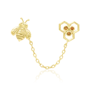 Junipurr Oh Honey 14K Threadless End