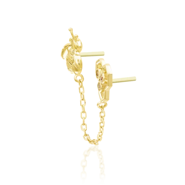 Junipurr Oh Honey 14K Threadless End - Afbeelding 2