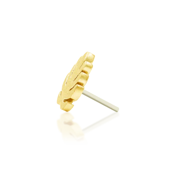 Junipurr Monstera 14K Threadless End - Afbeelding 2