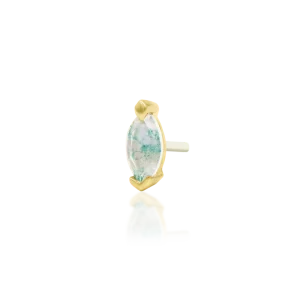 Junipurr Marquise Moss II 14k Threadless End
