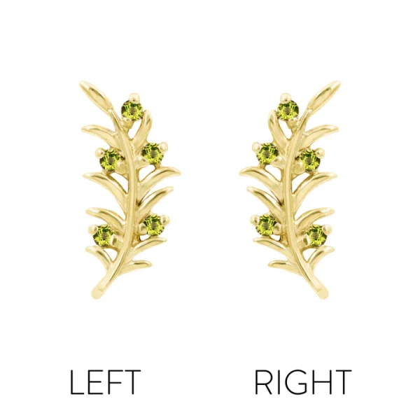 Junipurr Olive Branch 14k Threadless End - Afbeelding 3