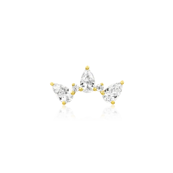 Junipurr Sola 14k Threadless End