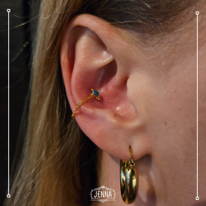 Titanium conch chain & opal upgrade