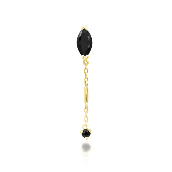 Junipurr Akasha 14K threadless end