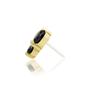 Junipurr Aman 14K threadless end