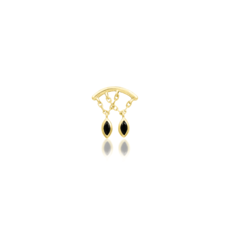 Junipurr Delphine 14K threadless end
