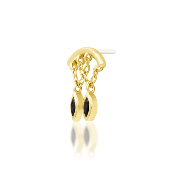Junipurr Delphine 14K threadless end - Afbeelding 2