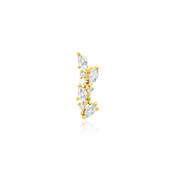Junipurr Andreia 14K threadless end