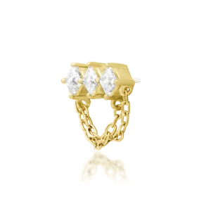 Junipurr Azriel 14K threadless end