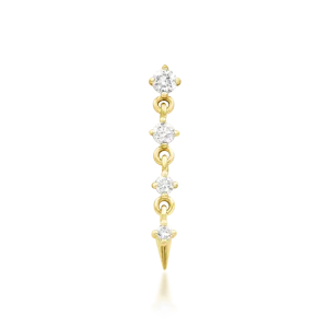 Junipurr Geraldine 14K threadless end