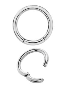 Stainless steel clicker silver 1,2 mm