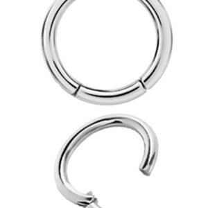 Stainless steel clicker silver 1 mm