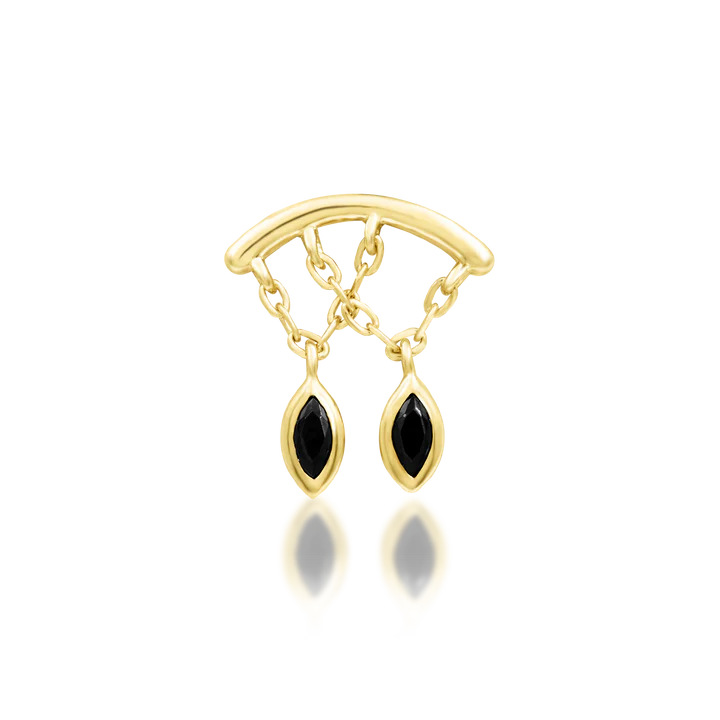 Junipurr Delphine 14K threadless end