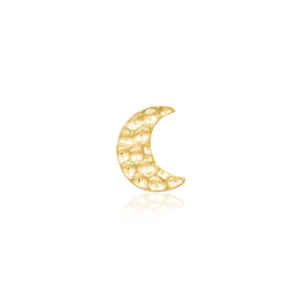 Junipurr Hammered Moon 14K Threadless End