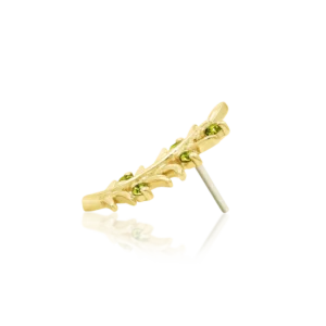 Junipurr Olive Branch 14k Threadless End