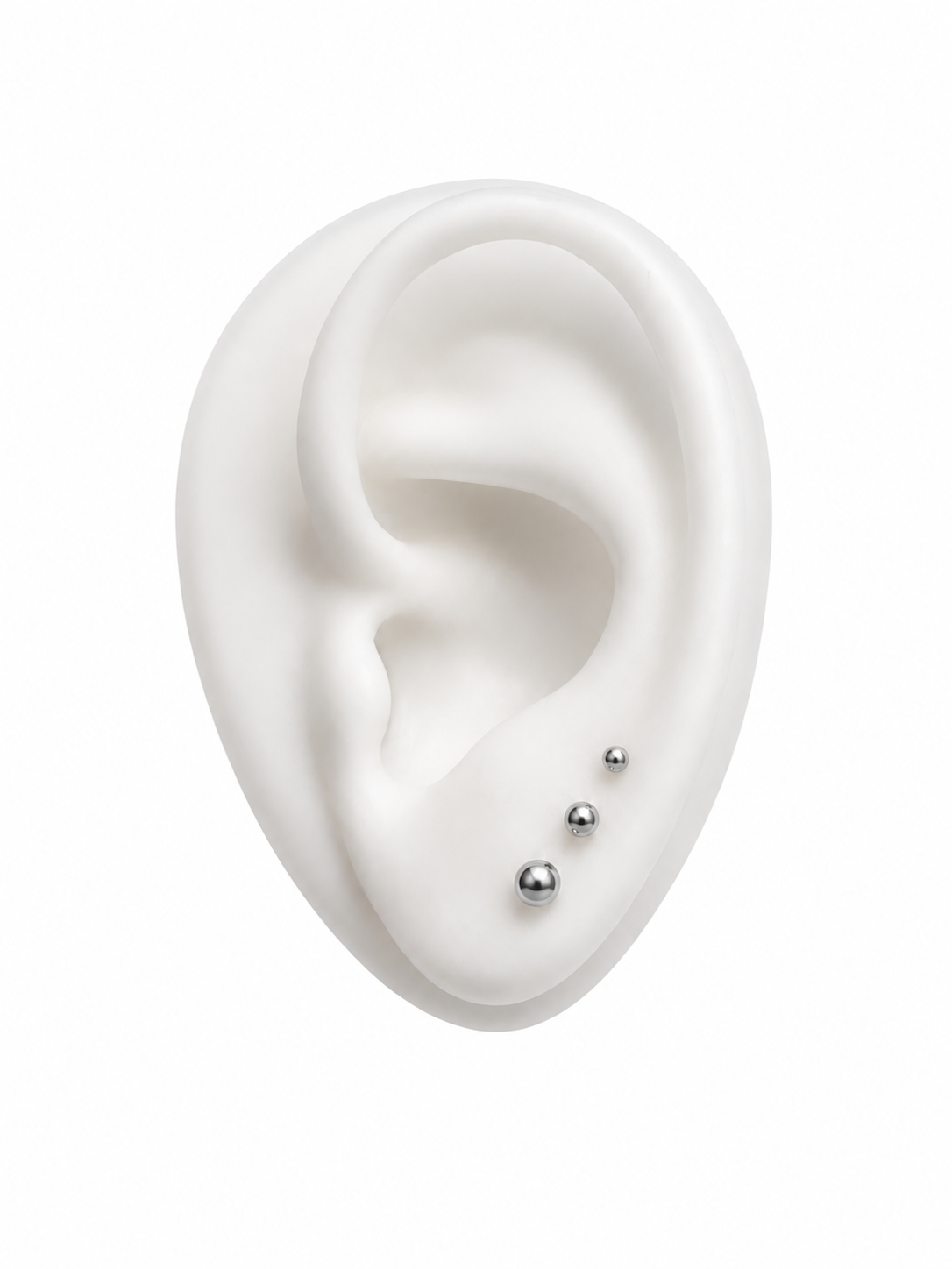 Titanium Threadless Ball Attachment - Silver - Afbeelding 3
