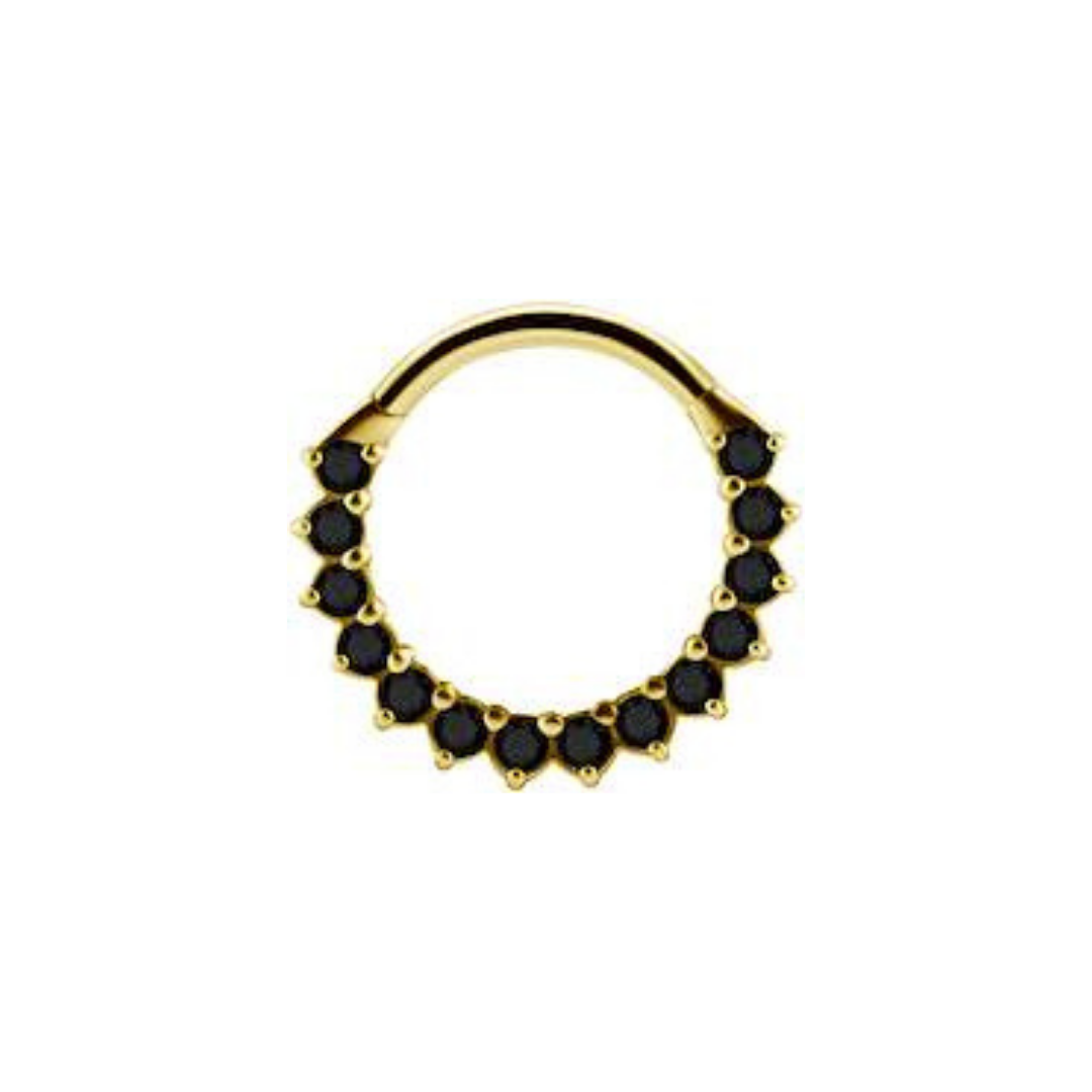 Titanium Clicker With Zirconia - Gold - Afbeelding 3